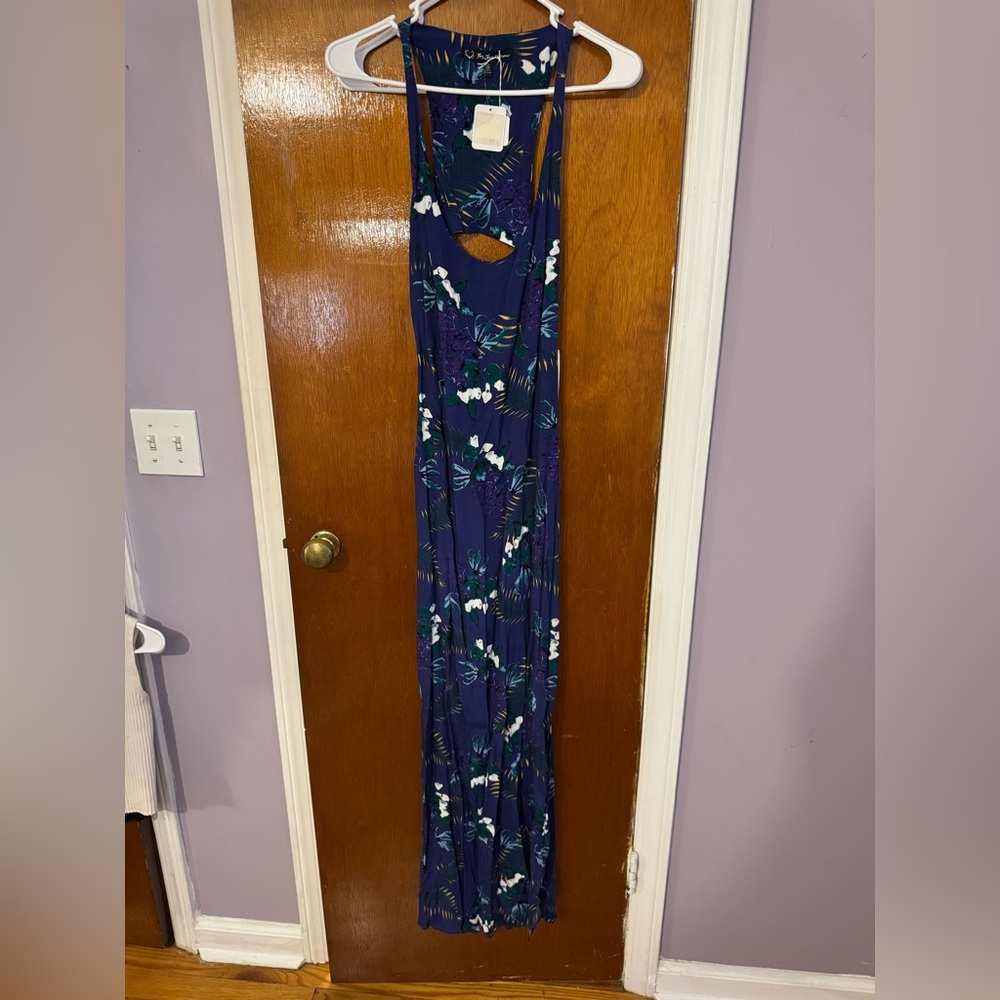 For Love And Lemons Blue and White Floral Dress